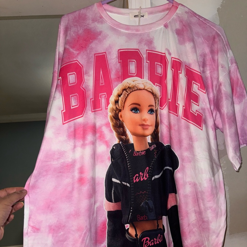 Mattel Barbie tunic or shirt with shiny bling sequins